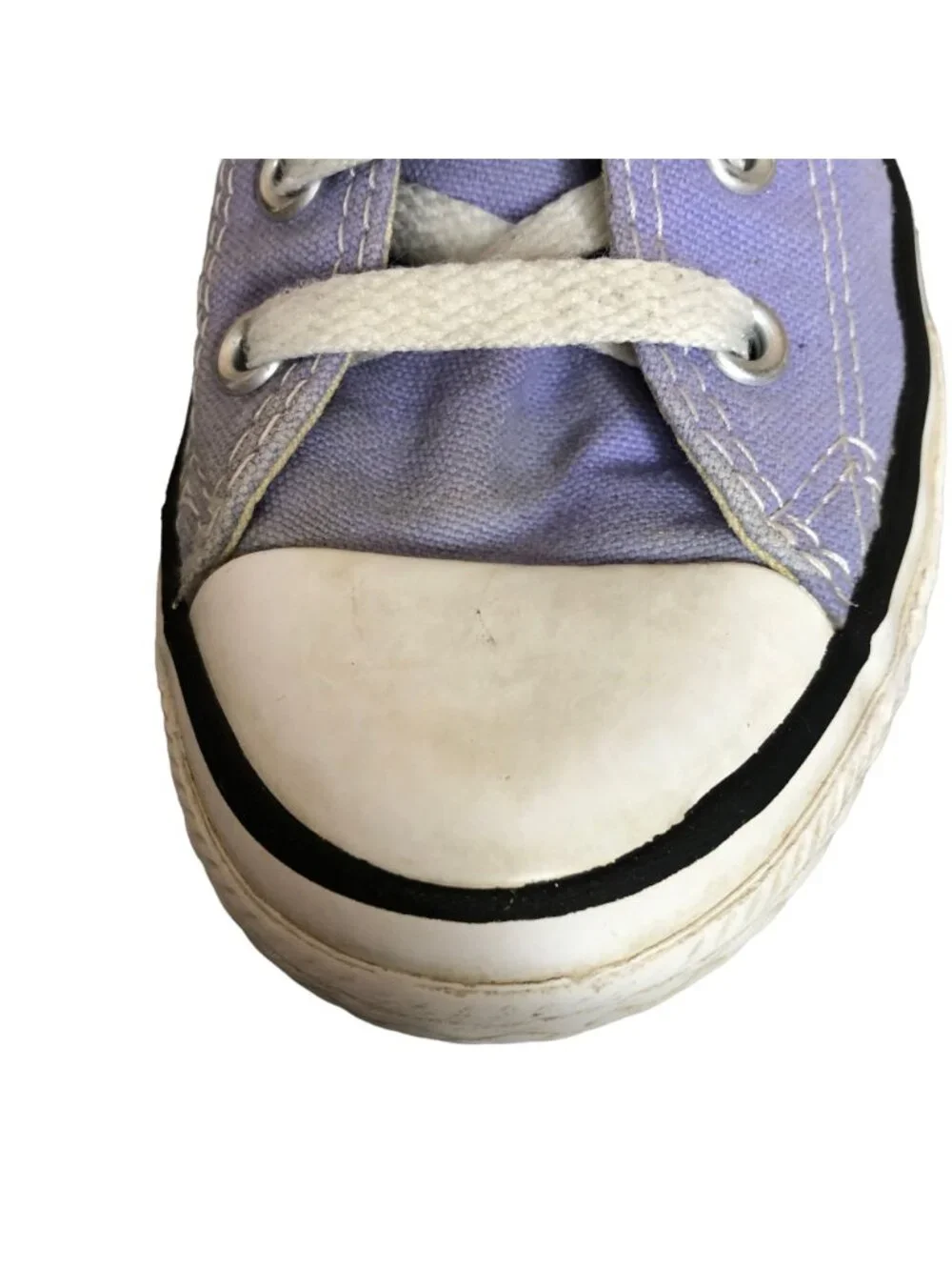 Converse All Star Chuck Taylors Purple White Girls 1 Low Top Sneakers Shoes